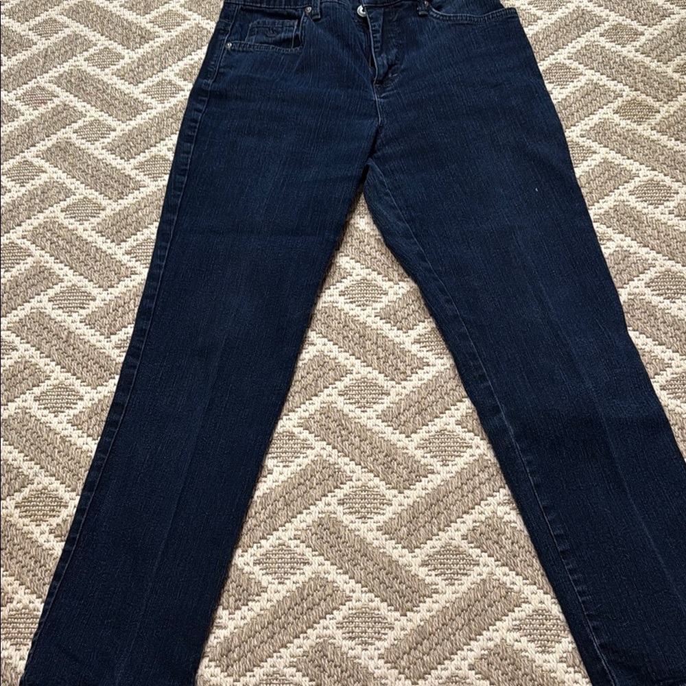 Gloria Vanderbilt AMANDA Blue Straight Leg Jeans Size 8